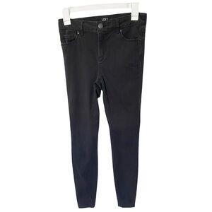 LOFT Outlet  Leggings size 0 Petite Gray/Black